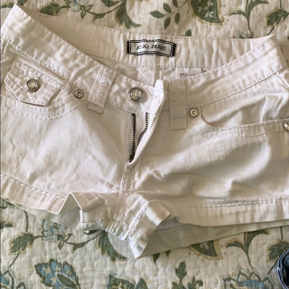 White summer shorts!